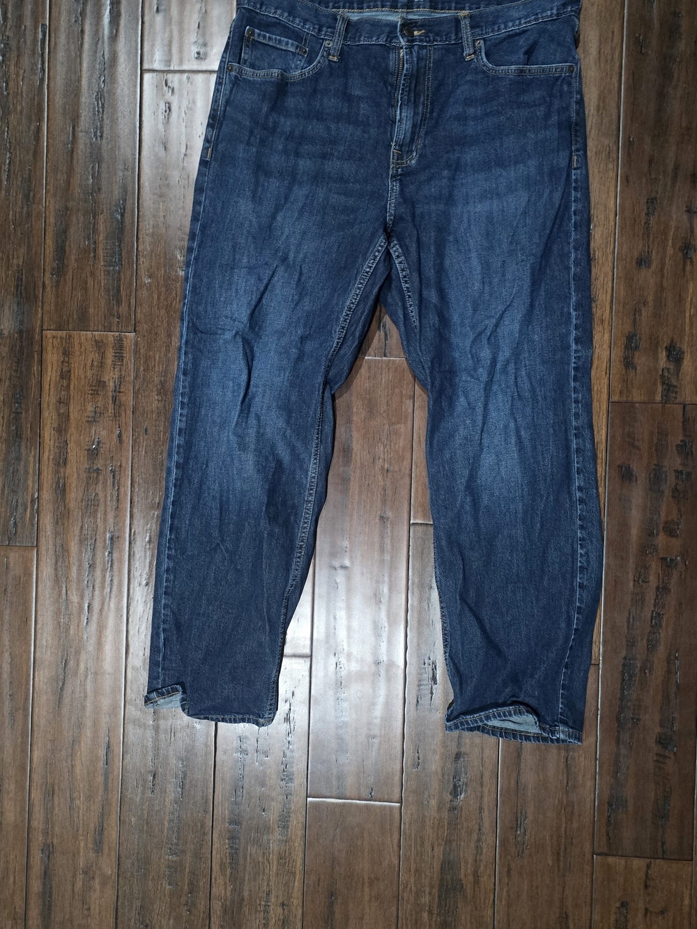 Old Navy Men's Dark Blue Relaxed Denim Jeans